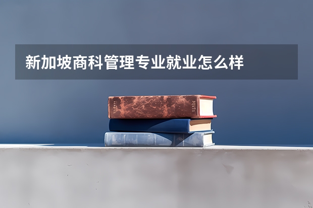 新加坡商科管理专业就业怎么样
