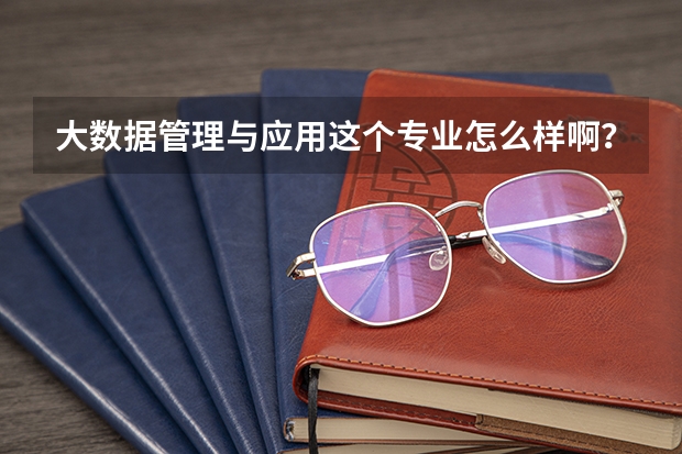 大数据管理与应用这个专业怎么样啊？