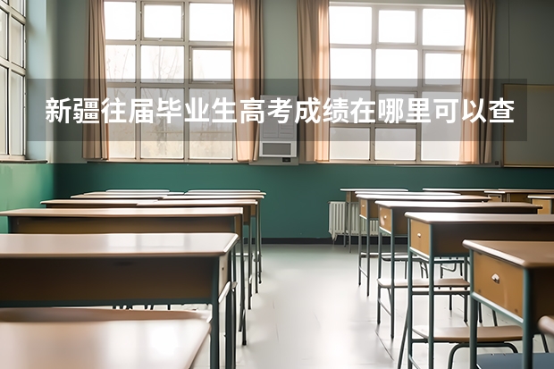 新疆往届毕业生高考成绩在哪里可以查到