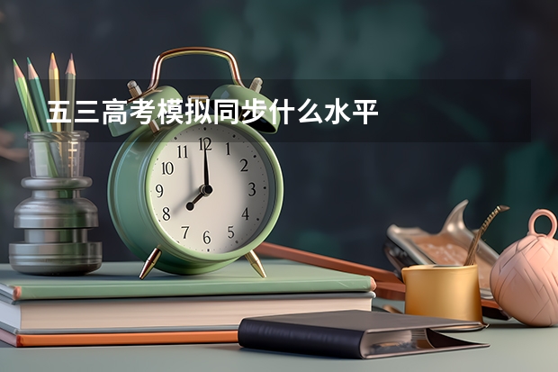 五三高考模拟同步什么水平