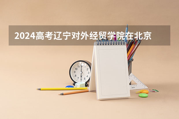 2024高考辽宁对外经贸学院在北京招生计划