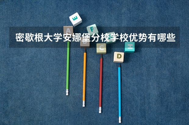 密歇根大学安娜堡分校学校优势有哪些