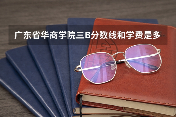 广东省华商学院三B分数线和学费是多少?