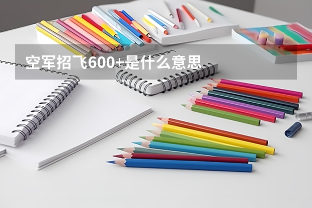 空军招飞600+是什么意思