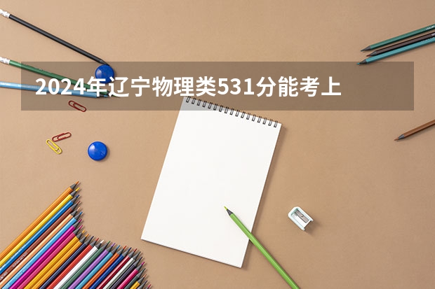 2024年辽宁物理类531分能考上什么大学？
