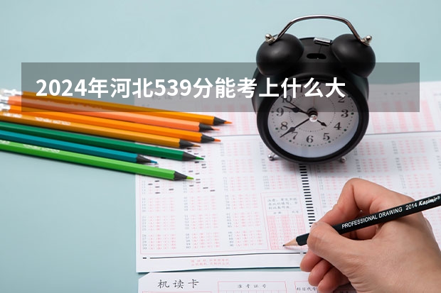 2024年河北539分能考上什么大学？