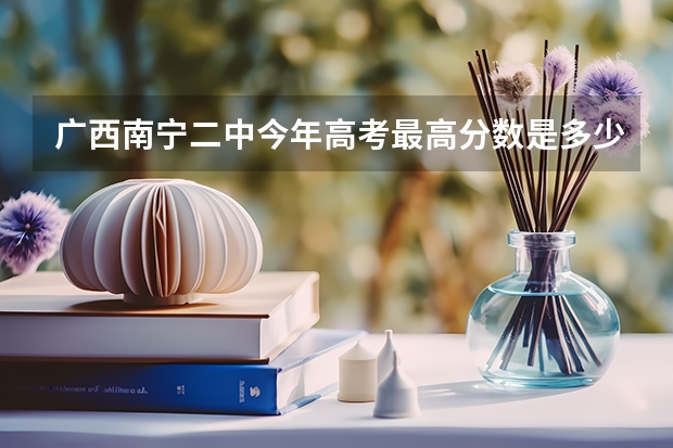 广西南宁二中今年高考最高分数是多少？