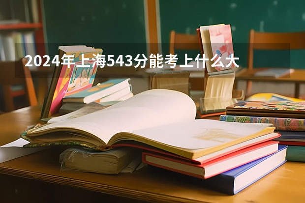 2024年上海543分能考上什么大学?