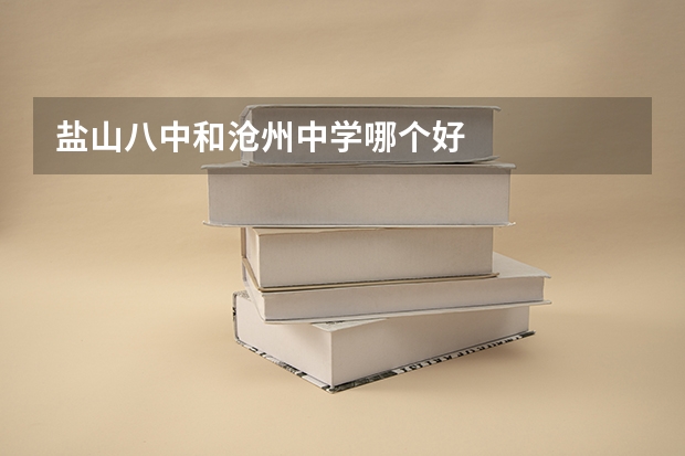 盐山八中和沧州中学哪个好