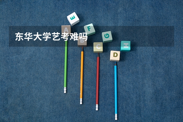 东华大学艺考难吗