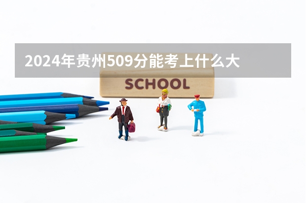 2024年贵州509分能考上什么大学?
